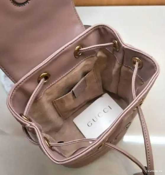 First bag ru Marmont 528129 Gucci matelassé GG backpack 0522